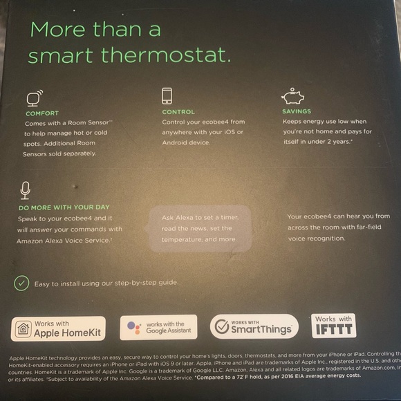 SOLD- EcoBee 4 with room sensor - Picture 6 of 7
